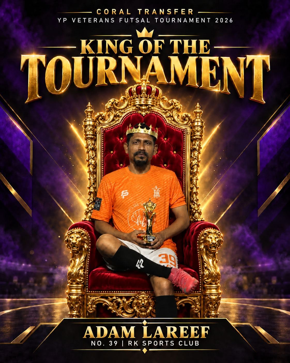 Adam Lareef, King of the Tournament 2026